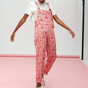 ISO Lucy & Yak Pink Faces Dungarees